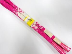 未使用品　正絹　手組帯締め